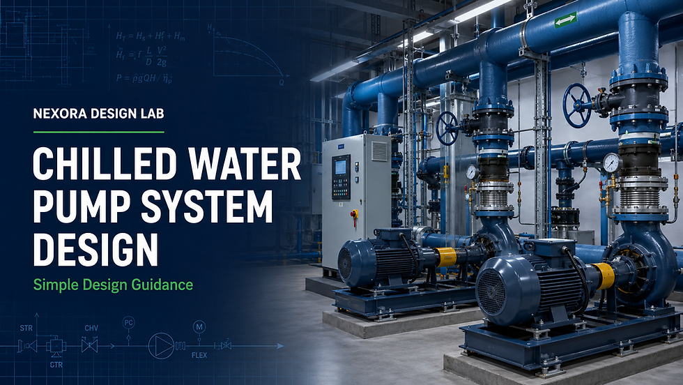 Chilled water pump system design
