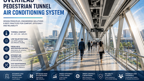 Overhead Pedestrian Tunnel Air Conditioning System