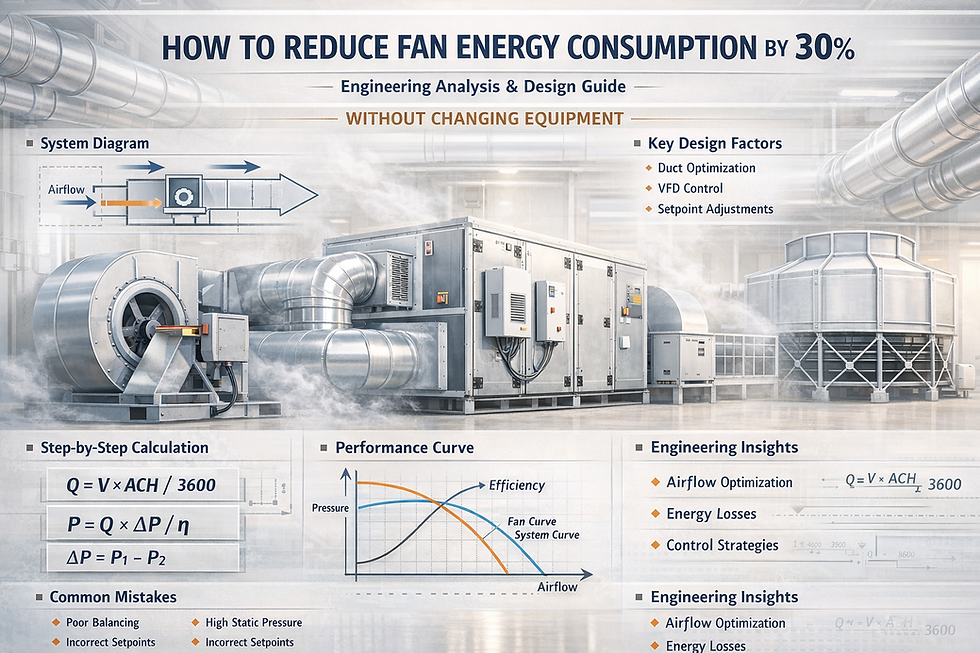 How to Reduce Fan Energy Consumption by 30% Without Changing Equipment