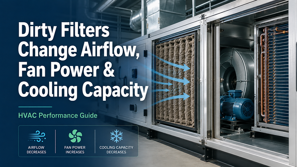 Dirty Filters Reduce HVAC Performance