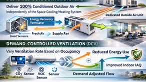 DOAS and DCV HVAC solution infographic