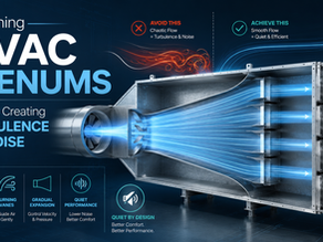Designing efficient HVAC plenum systems