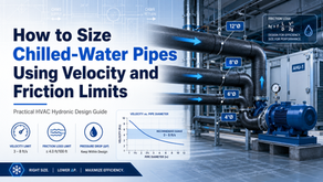 Chilled-Water Pipe Sizing Guide
