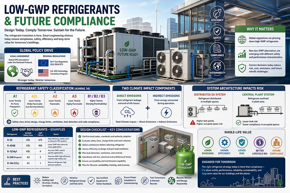 Low-GWP Refrigerants & Future Compliance