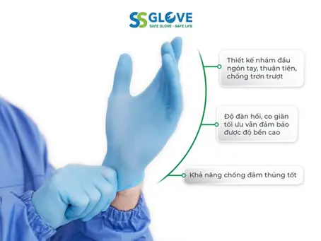 GĂNG TAY Y TẾ NITRILE S&S GLOVE: CHÍNH HÃNG – CHẤT LƯỢNG – AN TOÀN