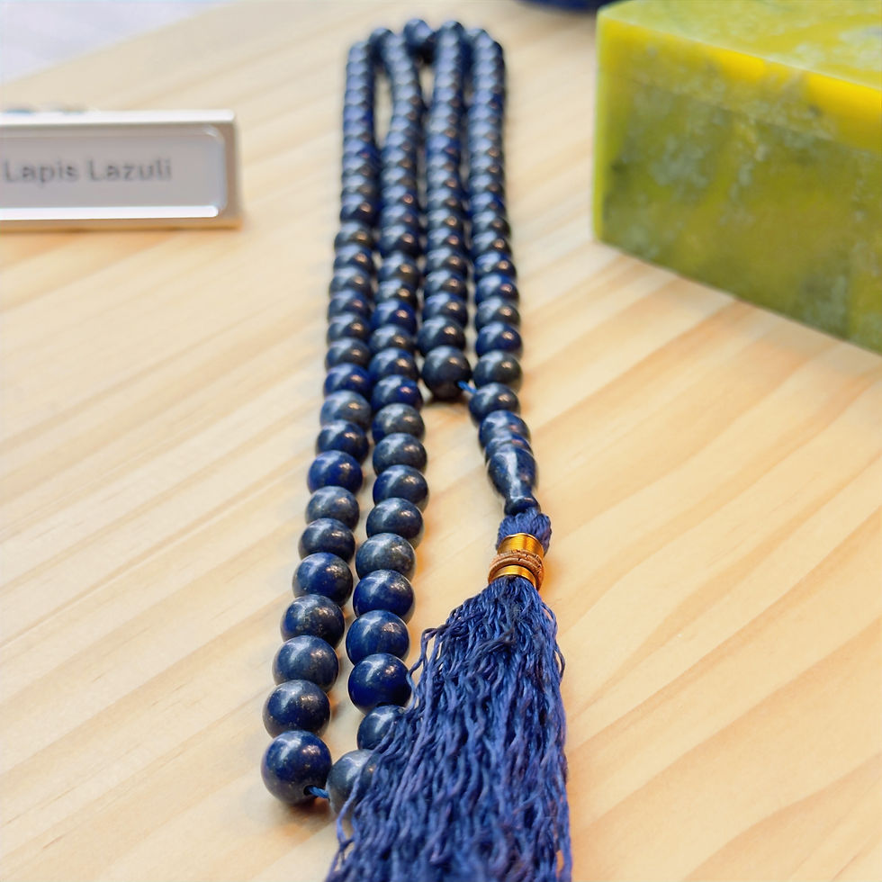 Thumbnail: Lapis Lazuli Tasbih (99-Praying Beads)