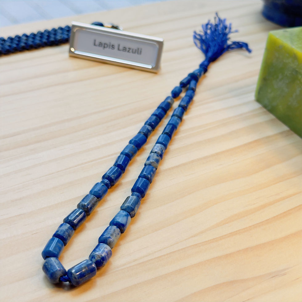 Thumbnail: Lapis Lazuli Tasbih (33-Praying Beads)