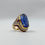 Thumbnail: Men's Sapphire Ring with Ruby