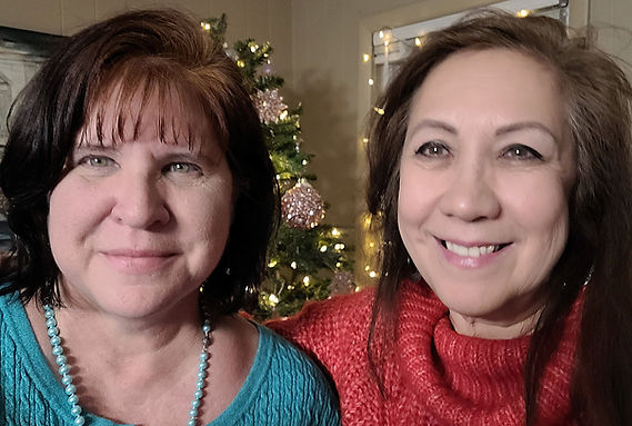 Mimi and me - Christmas tree.jpg