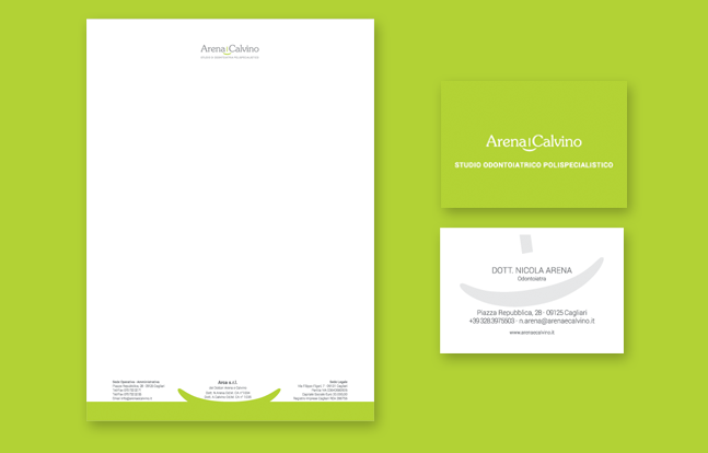 Corporate image Arena e Calvino