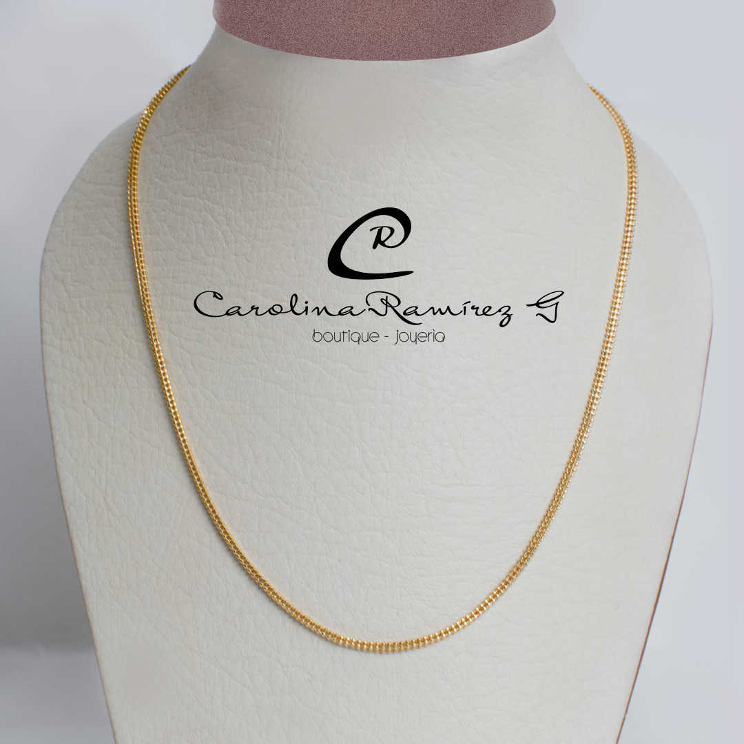 Cadena de Oro 18K - Lazo Brillante