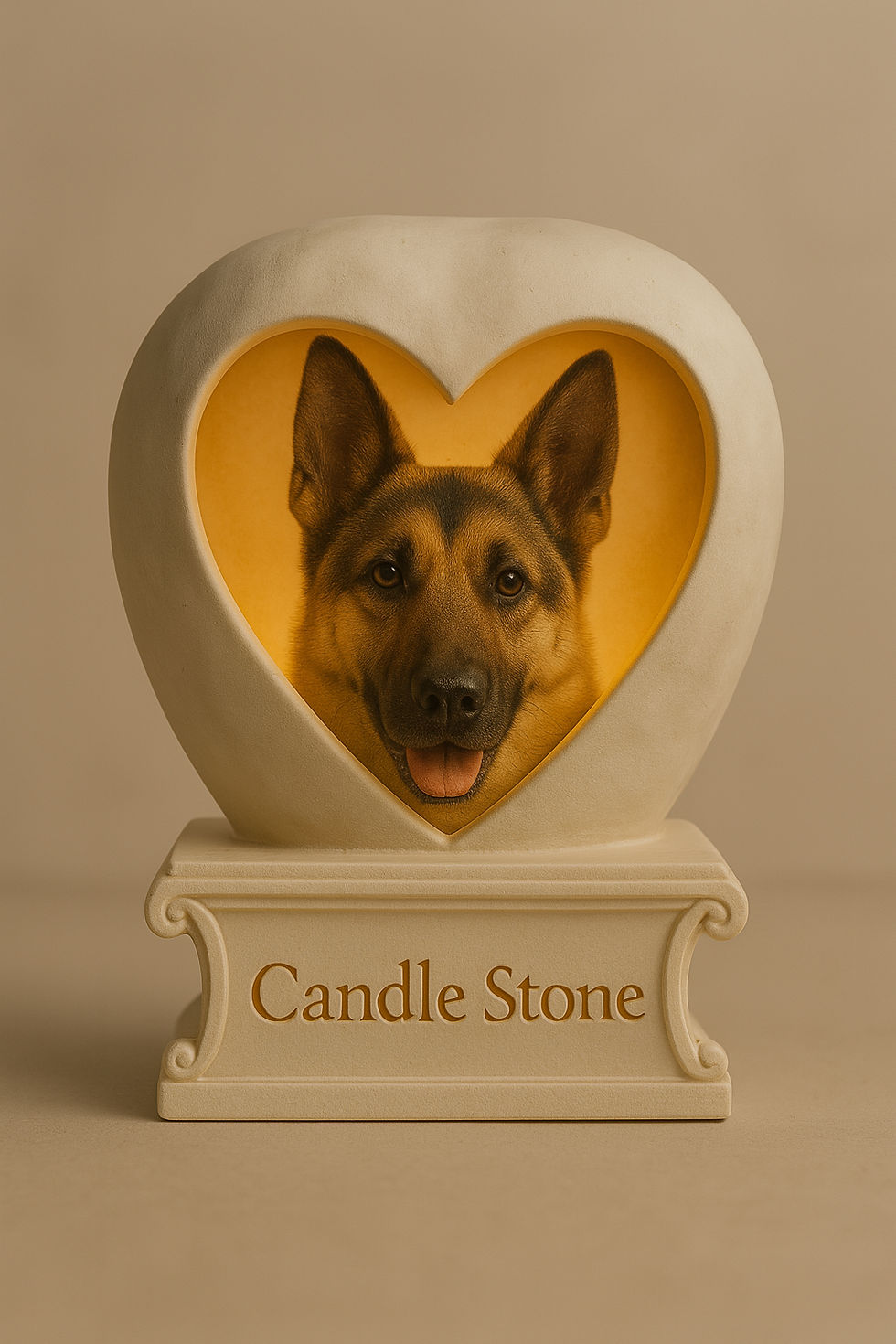 Your Dog's Photo. Glowing. Every Night.