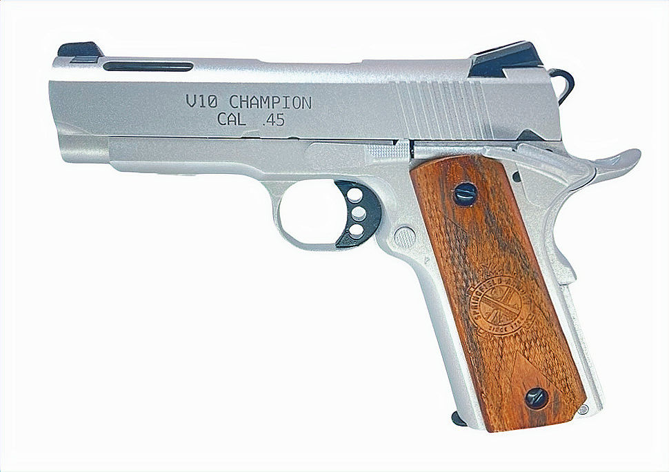 Thumbnail: FCW Custom Double Bell V10 Ultra Compact GBBP w/h Kimpoi Springfield Wood Grip