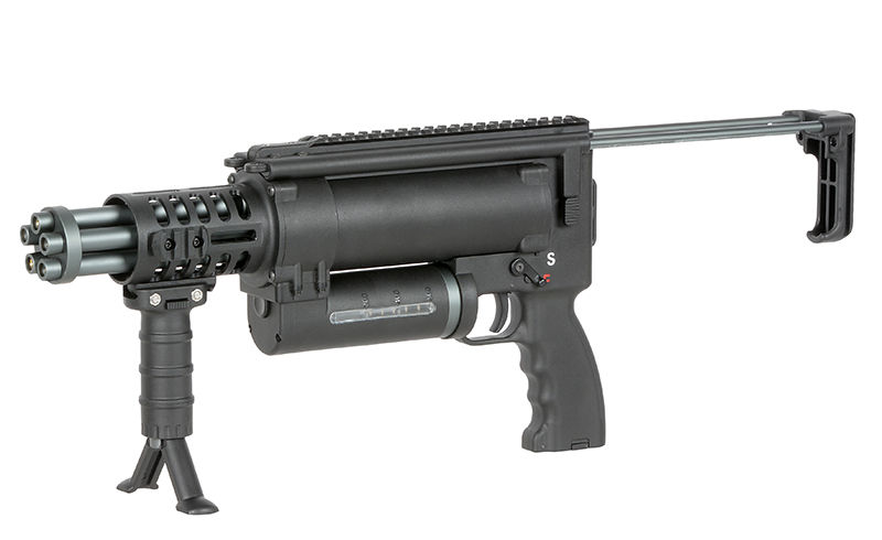 Thumbnail: WELL Pro WE23-MINI Compact Rotary AEG Minigun