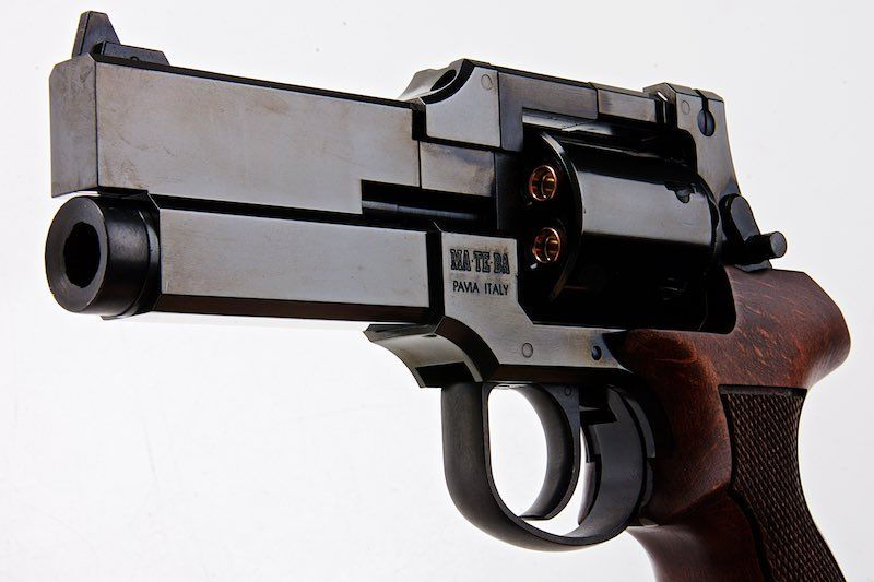 Thumbnail: Marushin Mateba 4 inch WDB Gas Revolver with Wood Grip