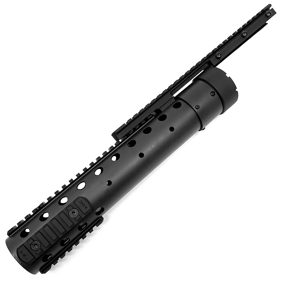 Thumbnail: Airsoft Artisan 12" MOD H Front Set Carbon Fiber Handguard For AR / M4 AEG / GBB / PTW Rifle
