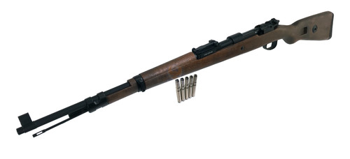 Double Bell Kar98K Bolt Action Shell Ejecting Real Wood Rifle