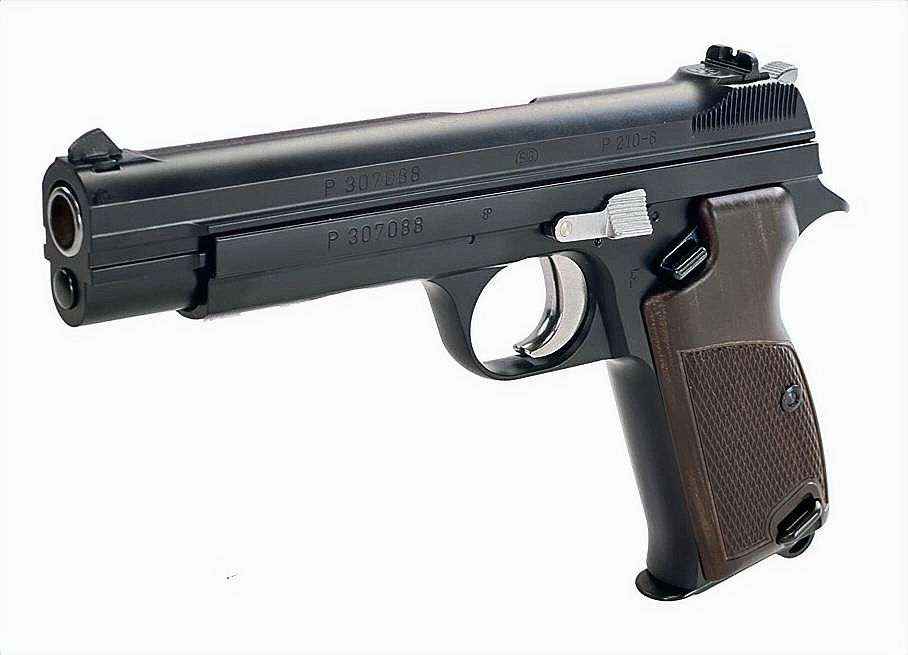 【美品・動作確認済】Marushin マルシン SIG P210-6 ケース付 Marushin SIG P210-6 ABS Gas Blowback Airsoft Pistol Matt
