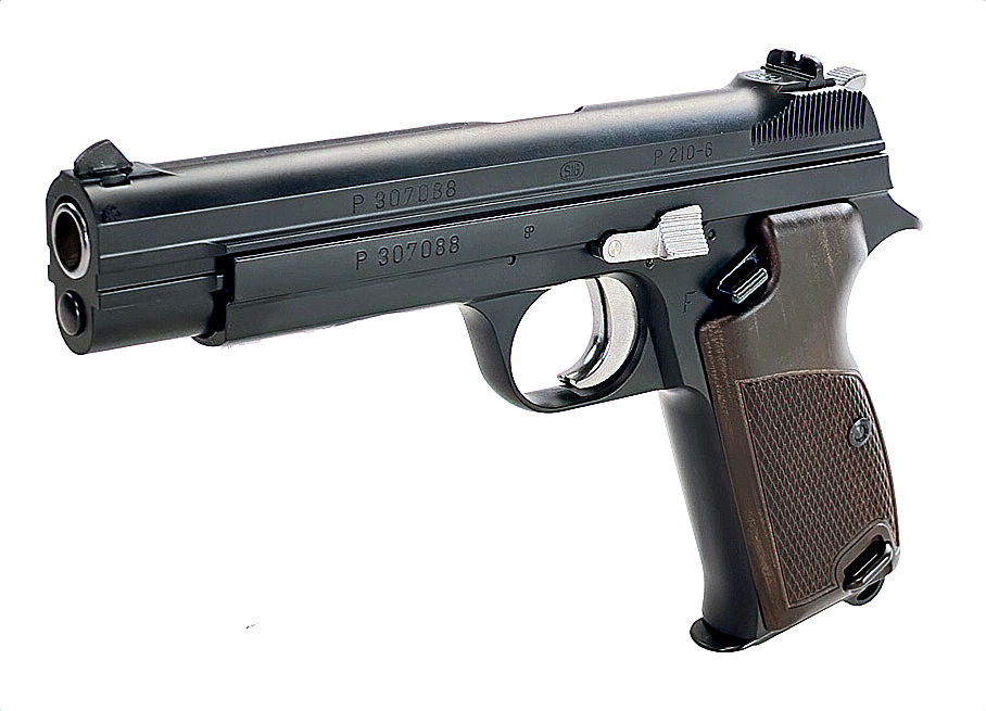 マルシン SIG P210-6 ガスガン Marushin SIG P210-6 ABS Gas Blowback Airsoft Pistol Black