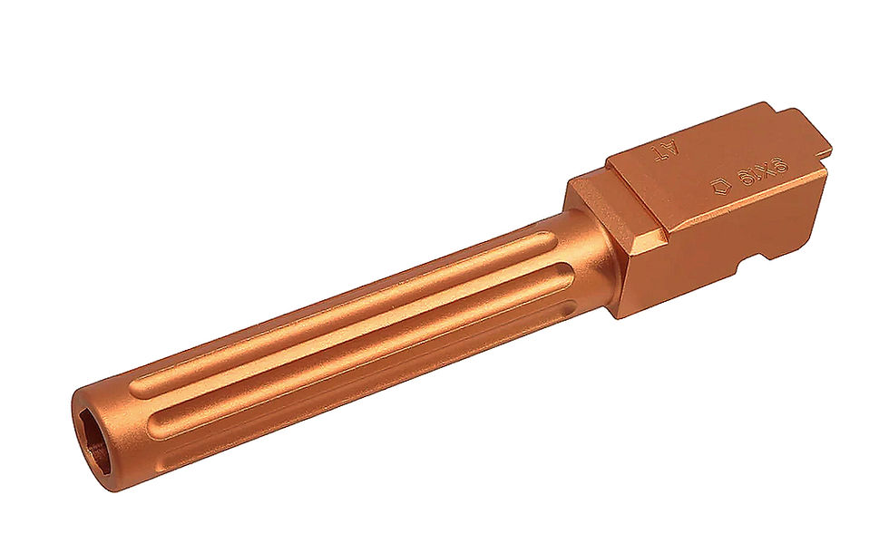 5KU Aluminium Fluted Barrel for Marui G17 / G18 GBB Airsoft