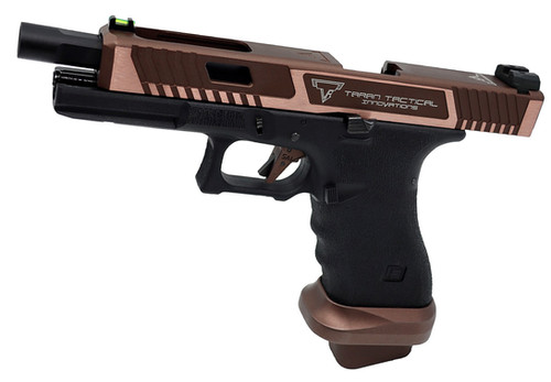 HK3 TT Style Combat Master G34 GBB Pistol (Black & Copper