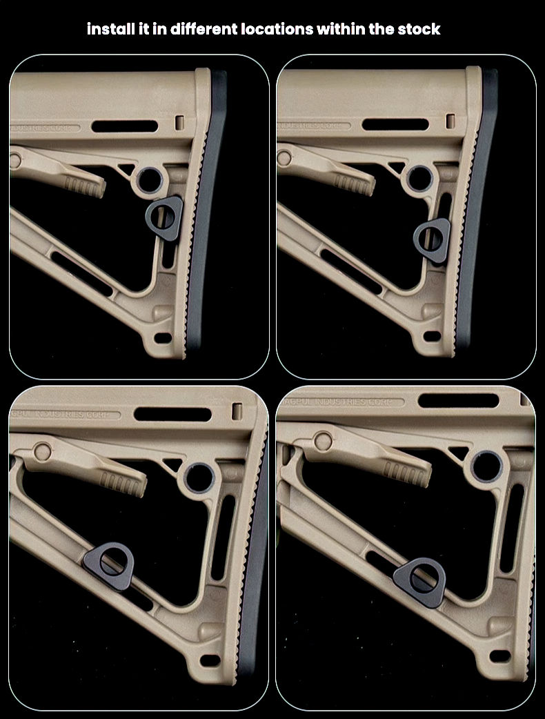 Thumbnail: FCW QD Rear Sling Mount for CTR Stock