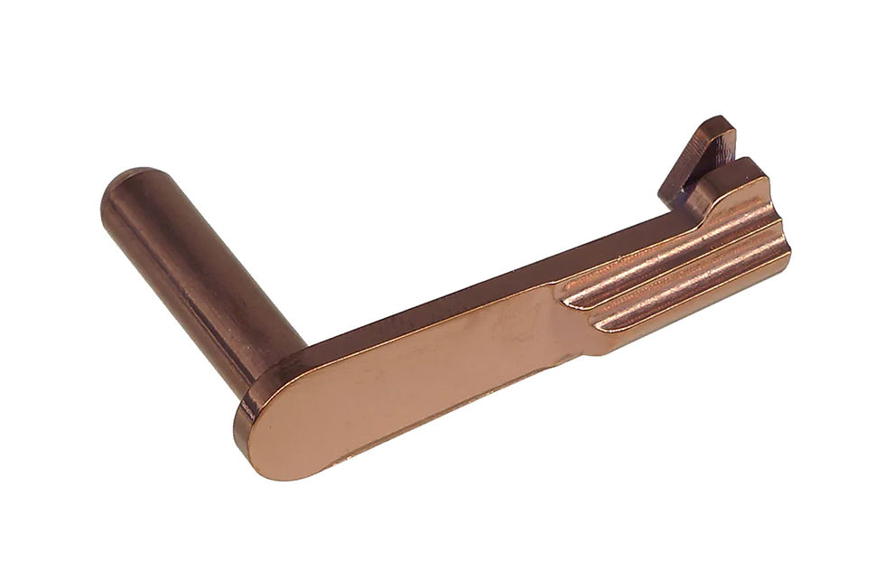 Thumbnail: 5KU Stainless Steel Slide Stop for Marui Hi-Capa GBB Airsoft (TYPE 1)