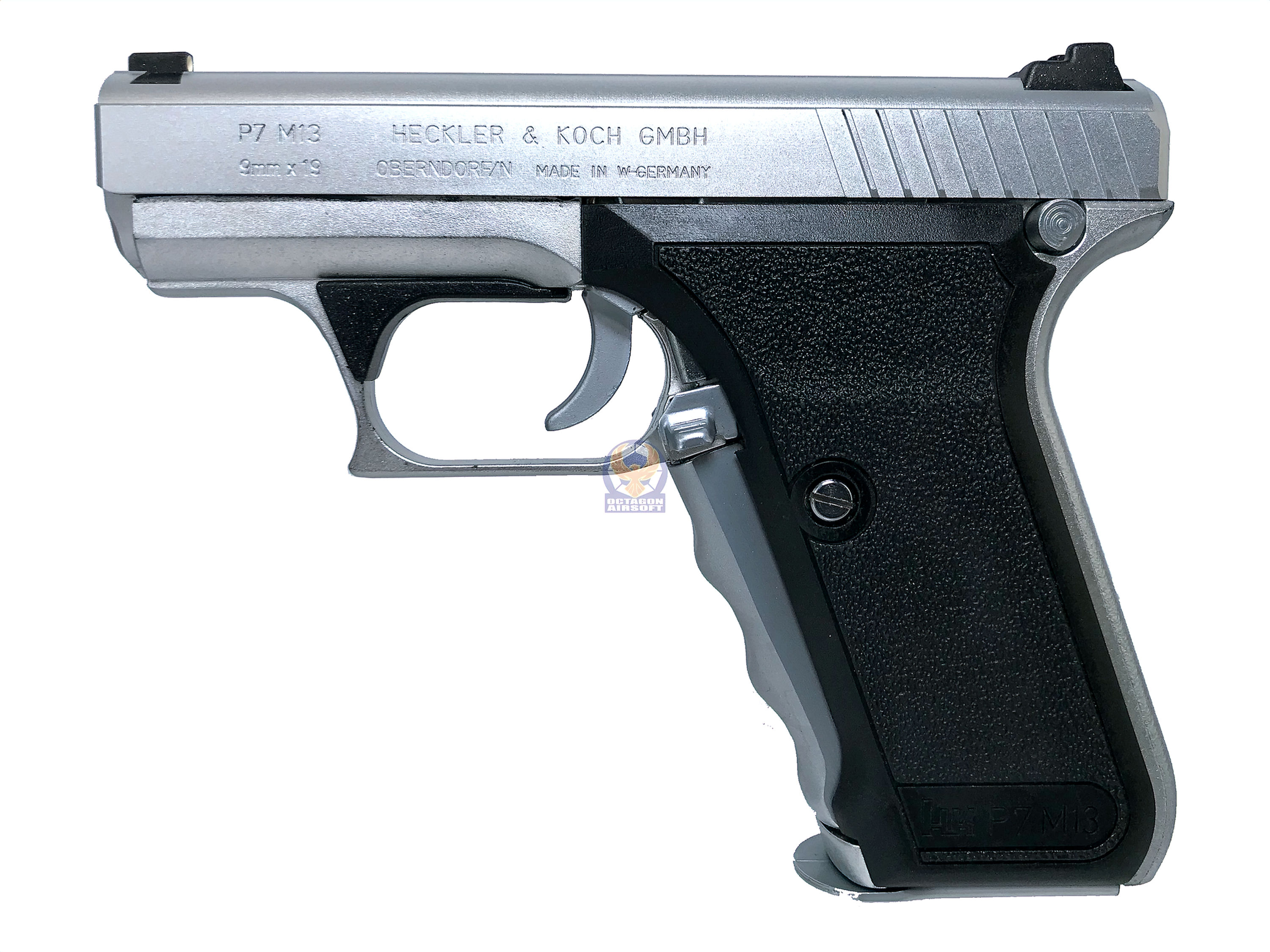 MGC H&K P7M13 GBB Pistol Silver Limited Edition  (Vintage GBB)