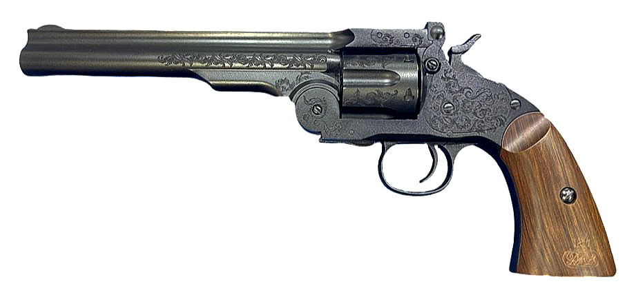 Thumbnail: WinGun Break Major 3 1877 6mm CO2 Airsoft Revolver 793 (Black)