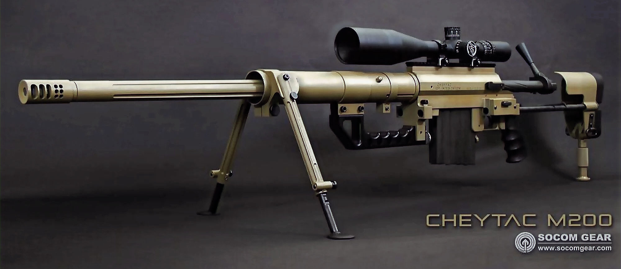 SVOBODA SOCOM GEAR CheyTac M200 Shell Ejecting Sniper Rifle