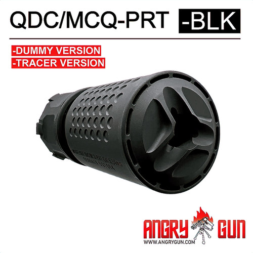 【AngryGun】QDC/MCQ-PRTタイプサプレッサー BLK Angry Gun QDC/MCQ-PRT Suppressor | Octagon Airsoft