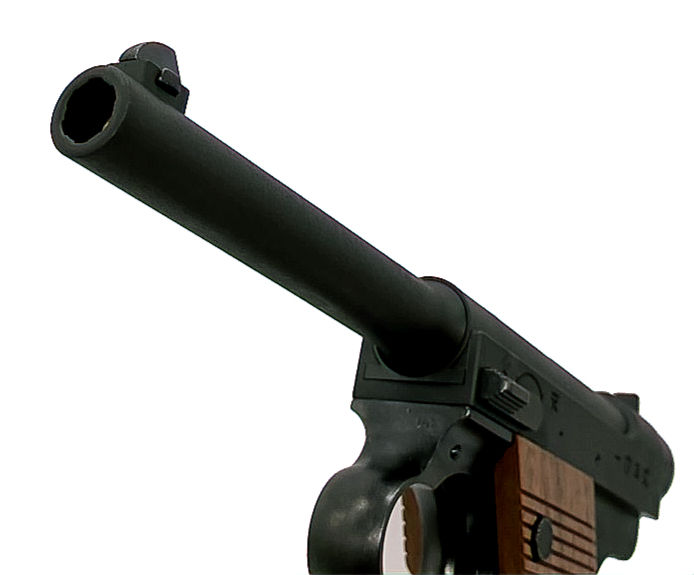 Thumbnail: Marushin Nambu Type14 Late Model 6mm GBBP with Wood Grip
