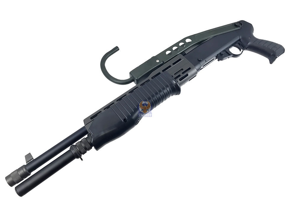 Thumbnail: Marui SPAS12 Air cocking Shotgun w/ FCW SPAS 12 Folding Stock