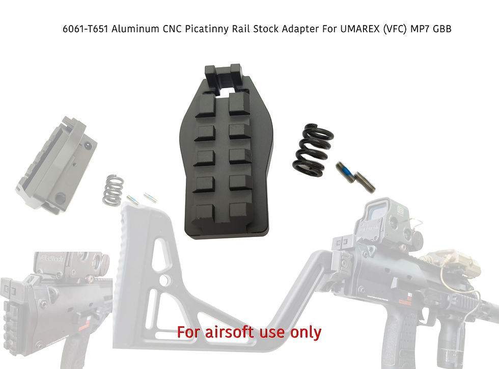 Thumbnail: BOW MASTER Picatinny Rail Stock Adapter for UMAREX / VFC MP7 GBB Airsoft