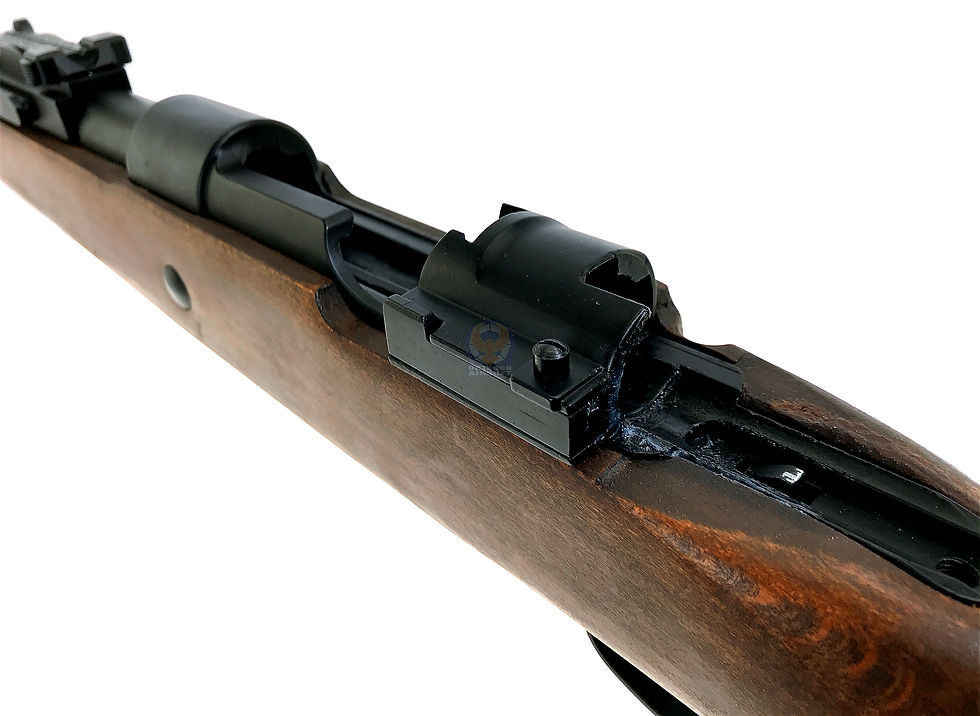 Thumbnail: Double Bell Kar98K Bolt Action Shell Ejecting Real Wood Rifle (101A)