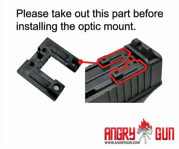 Thumbnail: Angry Gun OPF-G STYLE OPTIC MOUNT PLATE SERIES FOR MARUI G17 GEN5 MOS GBBP