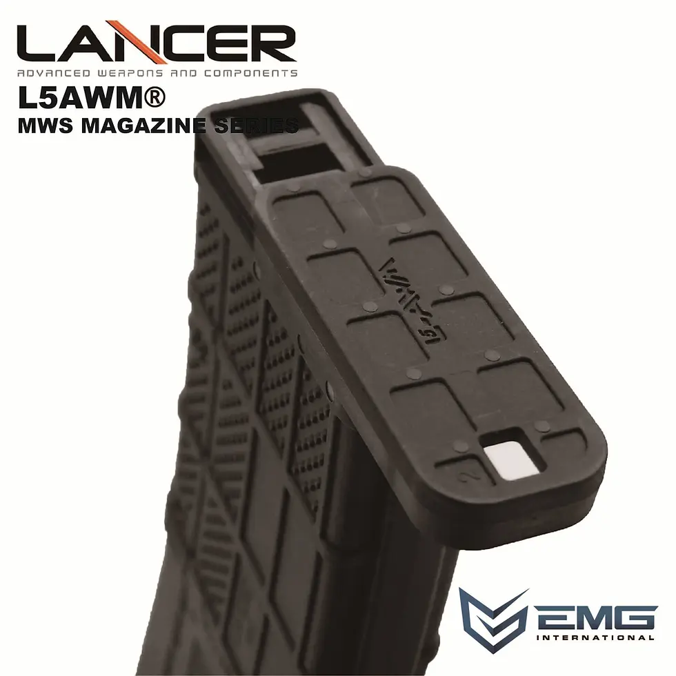 Thumbnail: EMG LANCER SYSTEMS LICENSED L5AWM V2 MWS MAG (OPAQUE Series)