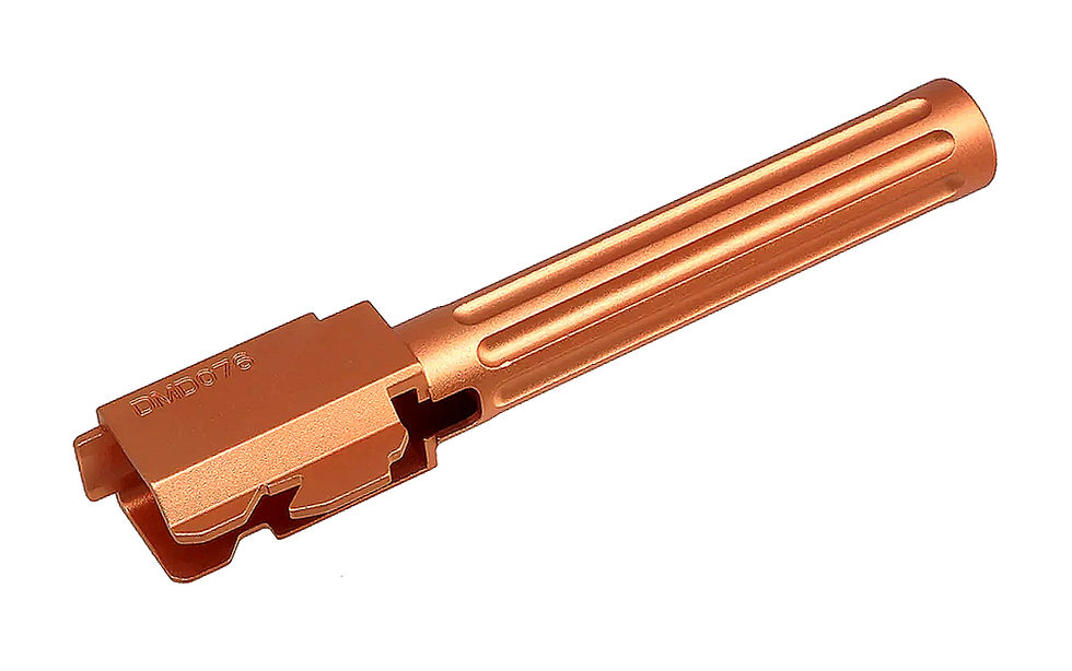 5KU Aluminium Fluted Barrel for Marui G17 / G18 GBB Airsoft