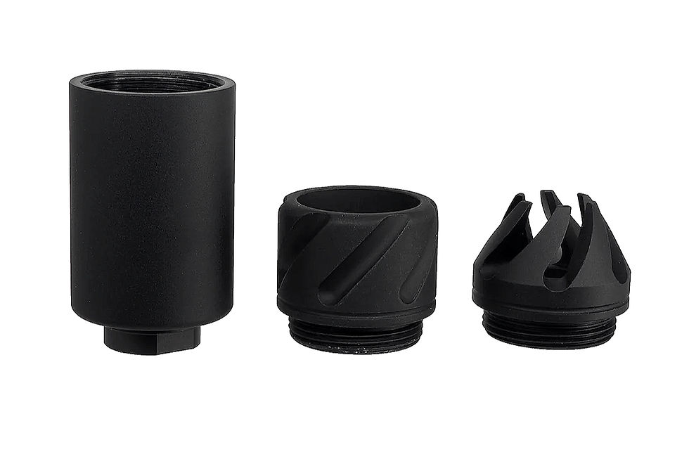5KU Radical 556 SpitFire Airsoft Muzzle Brake for 14mm-
