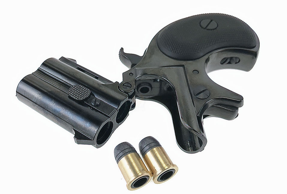 Thumbnail: Marushin Hunter Derringer 6mm X Cartridge Gas Non-Blowback Pistol
