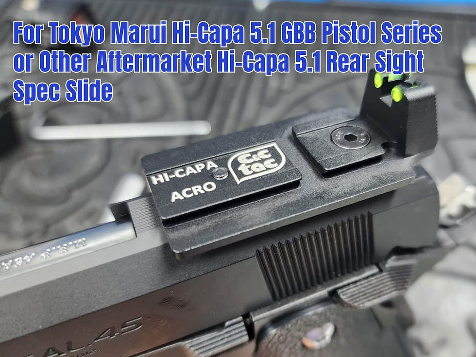 Thumbnail: C&C Tac ACRO Adapter Plate Mount Sight Set For Marui Hi-Capa 5.1 GBBP Series