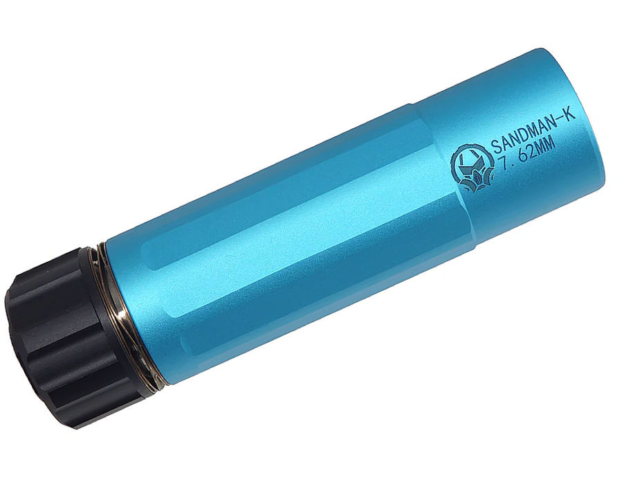 5KU DA Sandman-K Training Blue Airsoft Suppressor for 14mm-