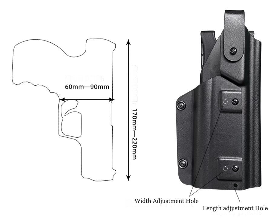 Thumbnail: FCW Under-Holster for VP9/P320/TLR-1/Glock Pistol Airsoft