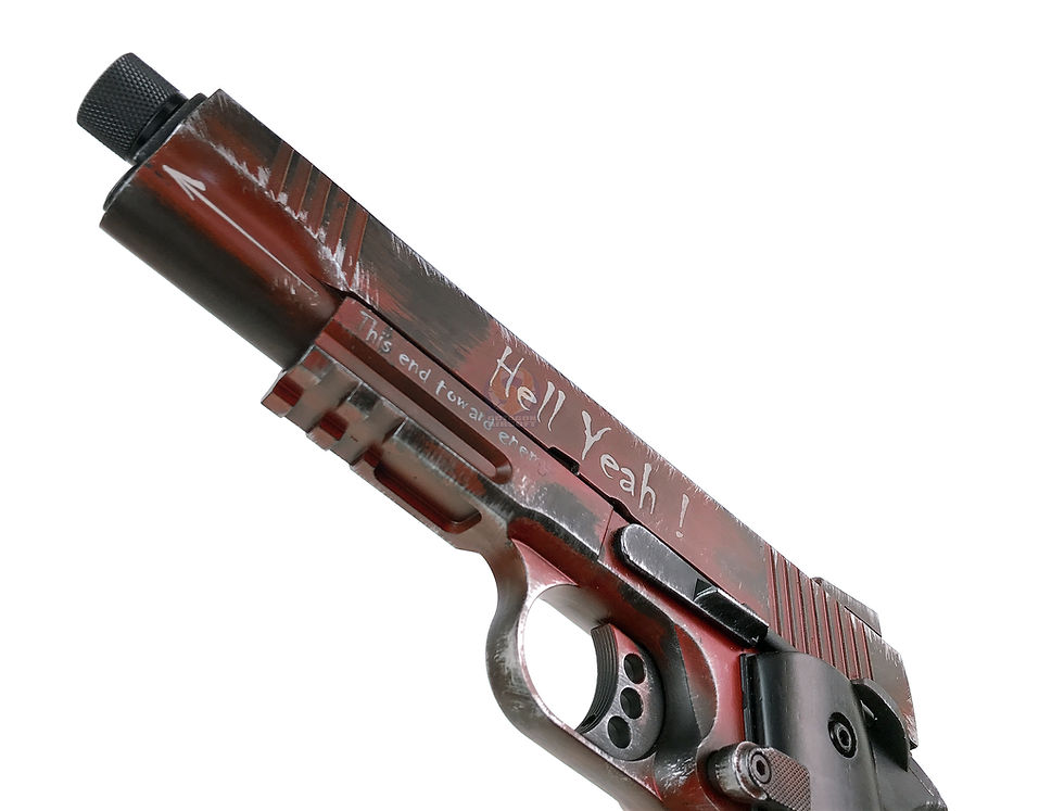 Thumbnail: FCW Custom 1911 Deadpool GBB Airsoft Pistol