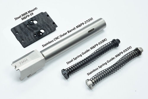 Thumbnail: Guarder Steel CNC Slide for MARUI M&P9L (Performance Center/Black)