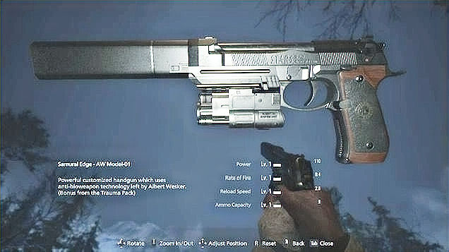 NWA (FCW) Biohazard Resident Evil Samurai Edge Albert Model