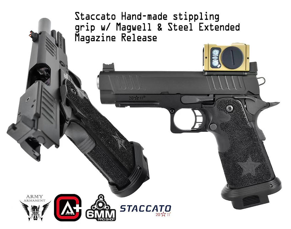 Thumbnail: ARMY Staccato P OPTIC CUT GBB 2011 Airsoft Pistol