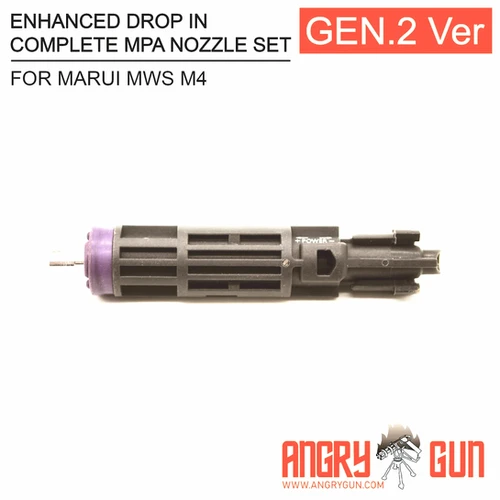 Angry Gunย Enhanced Drop In Complete MPA Nozzle Set Gen 2 Ver. for Marui M4 MWS