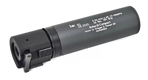 Hide san AKATSUKI HK416A5 Steel QD Dummy Silencer (Metal CCW 14 Flash Hider