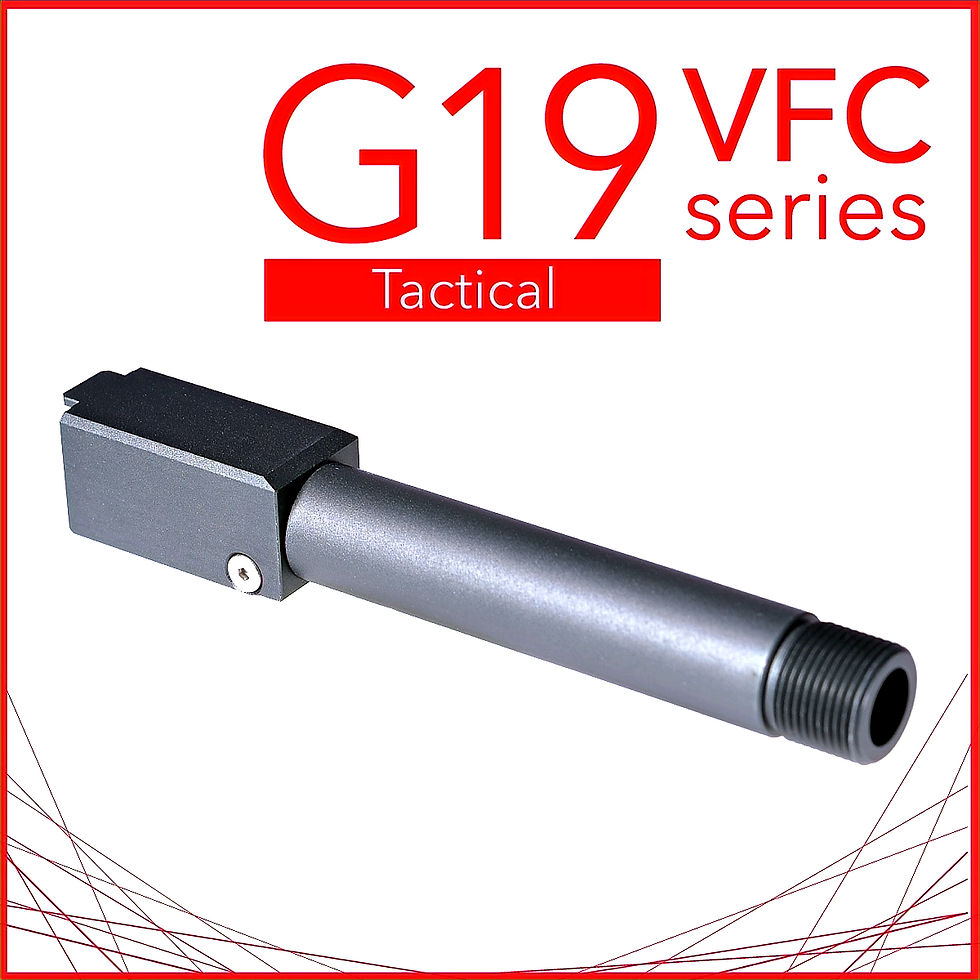 UNICORN G19 Tactical Fixed Not Drop Outer Barrel For Umarex / VFC Glock G19X G19 Gen4 G45 GBB Pistol Airsoft